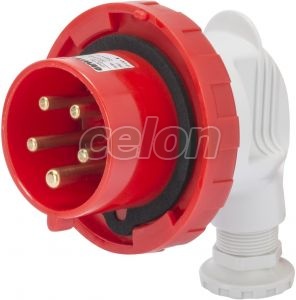 Ip67 90°Std.Plug 2P+E 16A 400V 9H GW60111 - Gewiss, Egyéb termékek, Gewiss, Ipari dugvillák és dugaszoló aljzatok, IEC 309 HP rendszer, Gewiss