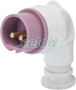 Ip44 90°Std.Plug 3P 16A 24V N.R. GW60128 - Gewiss, Egyéb termékek, Gewiss, Ipari dugvillák és dugaszoló aljzatok, IEC 309 HP rendszer, Gewiss