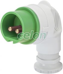 Ip44 90°Std.Plug 2P 16A 24/42V 4H GW60131 - Gewiss, Egyéb termékek, Gewiss, Ipari dugvillák és dugaszoló aljzatok, IEC 309 HP rendszer, Gewiss