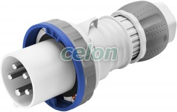 Plug Hp Ip67 3P+N+E 63A 230V 9H GW61050H - Gewiss, Egyéb termékek, Gewiss, Ipari dugvillák és dugaszoló aljzatok, IEC 309 HP rendszer, Gewiss