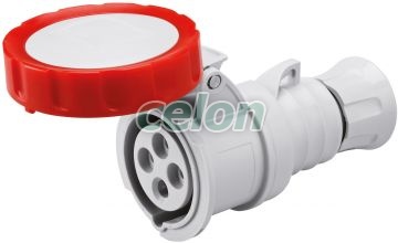 Connector Hp Ip67 3P+E 16A 400V 6H Fw GW62030FH - Gewiss, Egyéb termékek, Gewiss, Ipari dugvillák és dugaszoló aljzatok, IEC 309 HP rendszer, Gewiss