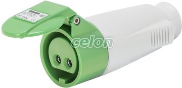 Ip44 Connector 2P 16A 24/42V 4H GW62068 - Gewiss, Egyéb termékek, Gewiss, Ipari dugvillák és dugaszoló aljzatok, IEC 309 HP rendszer, Gewiss