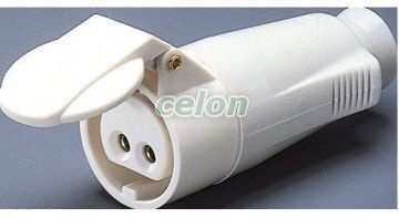 Ip44 Connector 2P 16A Cc 24/42V 10H GW62072 - Gewiss, Egyéb termékek, Gewiss, Ipari dugvillák és dugaszoló aljzatok, IEC 309 HP rendszer, Gewiss