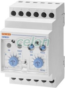 Releu Monitorizare Impamantare GW96331 - Gewiss, Alte Produse, Gewiss, Aparataje modulare, Gama 90 AM, Gewiss