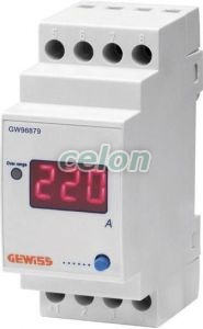 Digital Ammeter T.A. Supply 999A 2M GW96879 - Gewiss, Egyéb termékek, Gewiss, Moduláris szerelvények, 90 AM rendszer, Gewiss