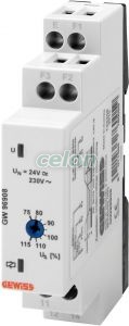 Undervoltage Mon. Relay-Monophase Ac/Dc GW96908 - Gewiss, Egyéb termékek, Gewiss, Moduláris szerelvények, 90 AM rendszer, Gewiss