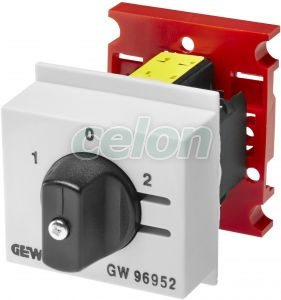 3-Position Line Switch Central Zero GW96952 - Gewiss, Egyéb termékek, Gewiss, Moduláris szerelvények, 90 AM rendszer, Gewiss