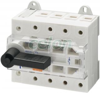Switch Disconnector Mss 125 4P 100A GW97725 - Gewiss, Egyéb termékek, Gewiss, Moduláris szerelvények, MTX rendszer, Gewiss
