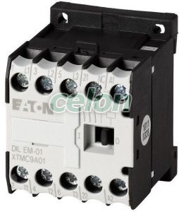 Telj.kontaktor AC-3/400V:4kW DILEM-01(24V50HZ) -Eaton, Egyéb termékek, Eaton, Kapcsolókészülékek, Eaton