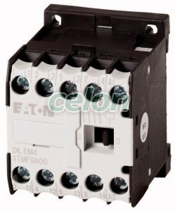 Telj.kontaktor AC-3/400V:4kW DILEM4-G(24VDC) -Eaton, Egyéb termékek, Eaton, Kapcsolókészülékek, Eaton