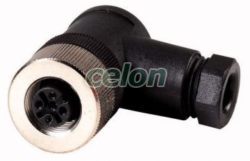 Coupling 4 Pol. Angled Csnr4 100047-Eaton, Automatizari Industriale, Senzori Fotoelectrici, proximitate, identificare, presiune, Conectori si accesorii pentru senzori, Eaton