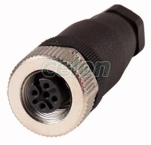 Connector 3 pin, straight CSNS3 -Eaton, Automatizálás és vezérlés, Közelítés és jelenlétérzékelők, nyomásérzékelők, Rögzítők és kábelek érzékelőkhöz, Eaton