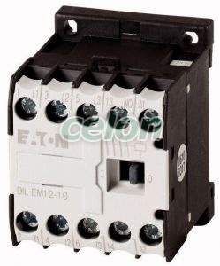 Telj.kontaktor AC-3/400V:5,5kW DILEM12-10(24V50HZ) -Eaton, Egyéb termékek, Eaton, Kapcsolókészülékek, Eaton