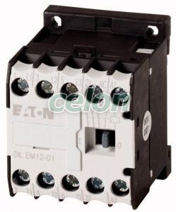 Telj.kontaktor AC-3/400V:5,5kW DILEM12-01(24V50HZ) -Eaton, Egyéb termékek, Eaton, Kapcsolókészülékek, Eaton