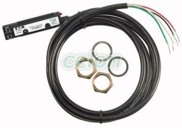 Opt. Sensor, Dc, 18Mm, Plastic, Cable 12100R6517 -Eaton, Automatizari Industriale, Senzori Fotoelectrici, proximitate, identificare, presiune, Senzori fotoelectrici, Eaton