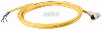 Cable 4Pin, Dc, Angled/Open, 5M CSDR4A4CY2205 -Eaton, Automatizari Industriale, Senzori Fotoelectrici, proximitate, identificare, presiune, Conectori si accesorii pentru senzori, Eaton