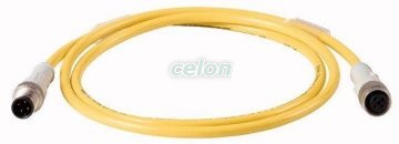 Cable 4Pin, Dc, Straight/Straight, 1M CSDS4A4CY2201-D -Eaton, Automatizari Industriale, Senzori Fotoelectrici, proximitate, identificare, presiune, Conectori si accesorii pentru senzori, Eaton