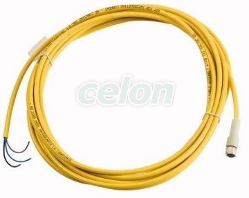 Conn. 3 Pin, Straight Female, 5M Csns3A3Cy2405 166992-Eaton, Automatizari Industriale, Senzori Fotoelectrici, proximitate, identificare, presiune, Conectori si accesorii pentru senzori, Eaton