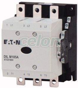 Contactor 90Kw/400V/Ac-3 DILM185A/22(RAC24) -Eaton, Alte Produse, Eaton, Întrerupătoare și separatoare de protecție, Eaton