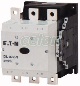 Contactor 132 Kw, Regim Ac-3 DILM250-S/22(110-120V50/60HZ) -Eaton, Alte Produse, Eaton, Întrerupătoare și separatoare de protecție, Eaton