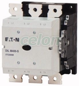 Contactor 200 Kw, Regim Ac-3 DILM400-S/22(110-120V50/60HZ) -Eaton, Alte Produse, Eaton, Întrerupătoare și separatoare de protecție, Eaton