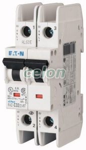 Siguranta automata FAZ-C0.5/2-Rt 0.5A 2P-Eaton, Aparataje modulare, Sigurante automate, Eaton