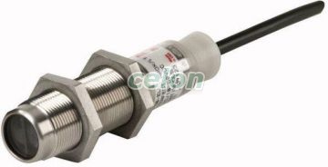 Opt. Sensor, Dc, 18Mm, Metal, Cable E58-18DP100-HD -Eaton, Automatizari Industriale, Senzori Fotoelectrici, proximitate, identificare, presiune, Senzori fotoelectrici, Eaton