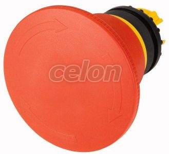 Emer.Stop/Swit.Off,45Mm,Non-Ill.,Rot.Rel M22-PVT45P -Eaton, Alte Produse, Eaton, Întrerupătoare și separatoare de protecție, Eaton