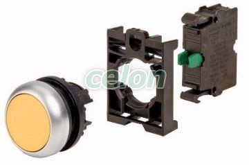 Complete Unit, Pushbutton Actuator M22-D-Y-K10-Bvp 132620-Eaton, Alte Produse, Eaton, Întrerupătoare și separatoare de protecție, Eaton