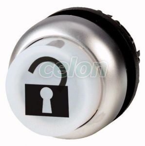 Pushbutton, Illum., White, For Padlock M22-DLVHS-W-MCC -Eaton, Alte Produse, Eaton, Întrerupătoare și separatoare de protecție, Eaton