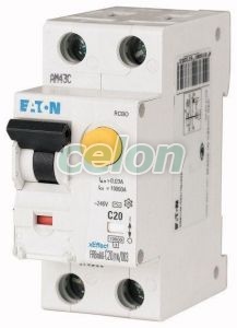 Siguranta automata cu protectie diferentiala FRBMM-B40/1N/003-A 40A B 1P+N 10kA 30mA 170709  - Eaton, Aparataje modulare, Aparataj de protectie diferentiala, Aparataj de protectie diferentiala, Eaton