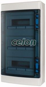 Compact Distribution Board Ip65 For Outdoor Applications, Transparent Door, 3 Rows 36 Modules Ika-3/36-St-Uv 174192-Eaton, Alte Produse, Eaton, Tablouri de distribuție și accesorii, Eaton