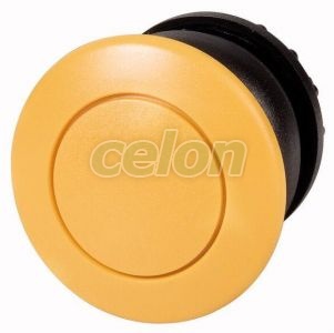 Gombafejű nyomógomb, sárga M22S-DP-Y -Eaton, Egyéb termékek, Eaton, Kapcsolókészülékek, Eaton