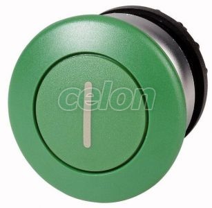 Gombafejű nyomógomb, zöld M22-DP-G-X1 -Eaton, Egyéb termékek, Eaton, Kapcsolókészülékek, Eaton