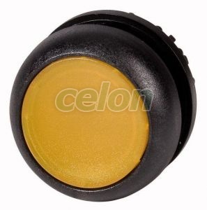 Világító nyomógomb, lapos, sárga M22S-DL-Y -Eaton, Egyéb termékek, Eaton, Kapcsolókészülékek, Eaton