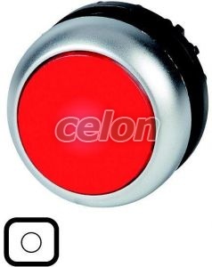 Buton Comanda Cu Indicator Luminos Rosu, M22S-DL-R-X0 -Eaton, Alte Produse, Eaton, Întrerupătoare și separatoare de protecție, Eaton