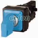 Kulcsos kapcsoló, 2 állású, kék Q18S1-BL -Eaton, Egyéb termékek, Eaton, Kapcsolókészülékek, Eaton