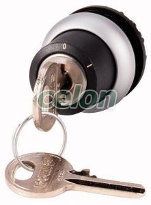 Kulcsos kapcsoló, 2 állású, reteszelt , RONIS zár M22-WRS-RS -Eaton, Egyéb termékek, Eaton, Kapcsolókészülékek, Eaton