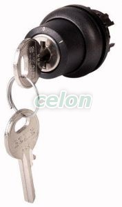 Kulcsos kapcsoló, 2 állású, reteszelt , RONIS zár M22S-WRS-RS -Eaton, Egyéb termékek, Eaton, Kapcsolókészülékek, Eaton