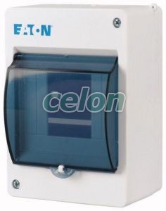 Mini Board Ip30 1 Row 4 Modules, With Transparent Door, Without N/Pe Terminal Mini-4-T 177073-Eaton, Alte Produse, Eaton, Tablouri de distribuție și accesorii, Eaton