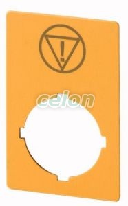 Emergency-Stop Label With Standard. Icon M22-Xzk-Ess 180470-Eaton, Alte Produse, Eaton, Întrerupătoare și separatoare de protecție, Eaton