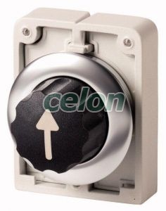 Selector Switch, 3 Positions, Stay-Put, Metal Ring, 60°, ↑ M30C-Fwr3-X7 187107-Eaton, Alte Produse, Eaton, Întrerupătoare și separatoare de protecție, Eaton