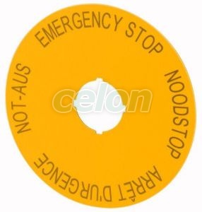 Eticheta Pt Oprire De Urgenta M22-XAK3 -Eaton, Alte Produse, Eaton, Întrerupătoare și separatoare de protecție, Eaton