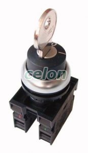 Selector Cu Cheie 3 Pozitii Cu Retinere, M22-WRS/K11 -Eaton, Alte Produse, Eaton, Întrerupătoare și separatoare de protecție, Eaton