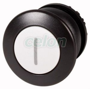 Buton Ciuperca Cu Retinere ,Alb,Eticheta M22S-DRP-W-X1 -Eaton, Alte Produse, Eaton, Întrerupătoare și separatoare de protecție, Eaton