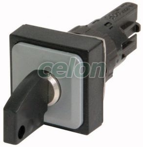 Kulcsos kapcsoló, 2 állású, fekete Q25S1R -Eaton, Egyéb termékek, Eaton, Kapcsolókészülékek, Eaton