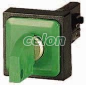Kulcsos kapcsoló, 2 állású, zöld Q25S1-GN -Eaton, Egyéb termékek, Eaton, Kapcsolókészülékek, Eaton