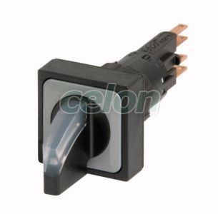 Selector Luminos 3Pozitii 25X25 Cu Retin Q25LWK3R1-WS/WB -Eaton, Alte Produse, Eaton, Întrerupătoare și separatoare de protecție, Eaton