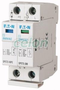 Surge Protective Device SPET2-280/1+NPE -Eaton, Aparataje modulare, Protectie impotriva supratensiunilor, Eaton