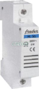 Sorolható csengő 230 V 16 A 60 db 02-345  - Freder, Moduláris készülékek, Sorolható jelzőcsengők, Freder